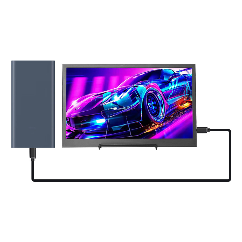Polcd IPS Panel 15,6 Zoll HD Portable Gaming Monitor 1080p Computerbildschirm LED-Anzeige