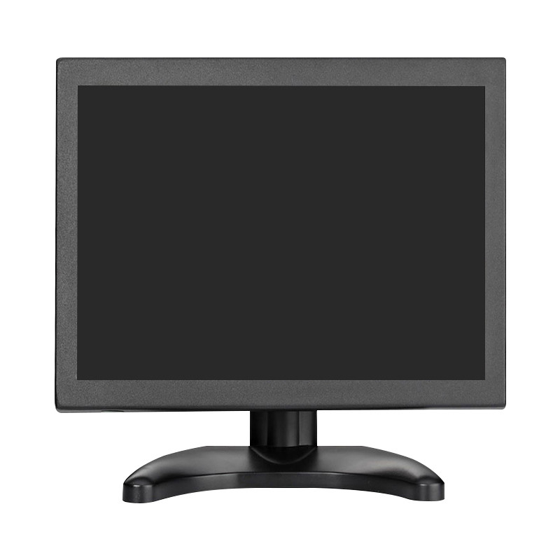 Polcd Metallgehäuse 10-Zoll-Industrie-LCD-Monitor mit eingebettetem Multifunktions-Touchscreen