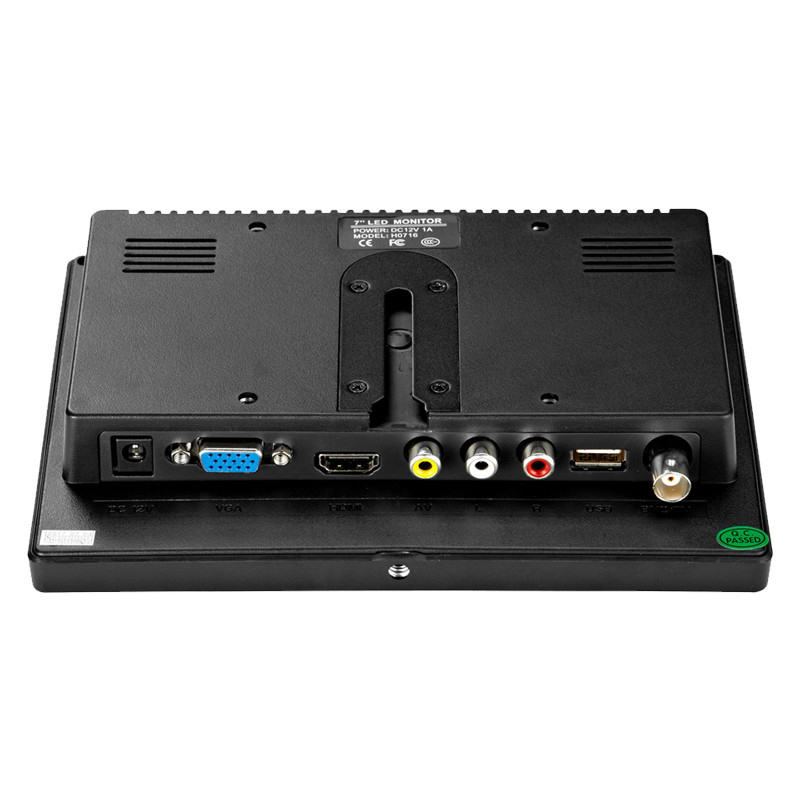 Polcd Industrial 7 Zoll eingebetteter wasserdichter Touchscreen-Monitor HDMI-Kunststoffgehäuse