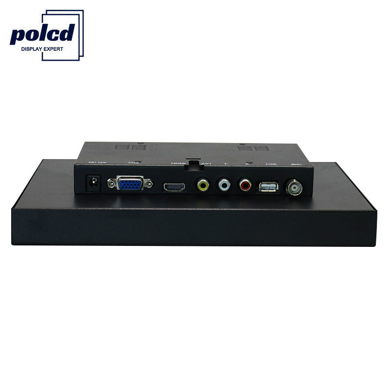 Polcd Customize 8-Zoll-IPS-Panel-Metallgehäuse Industrieller LCD-Monitor mit offenem Rahmen