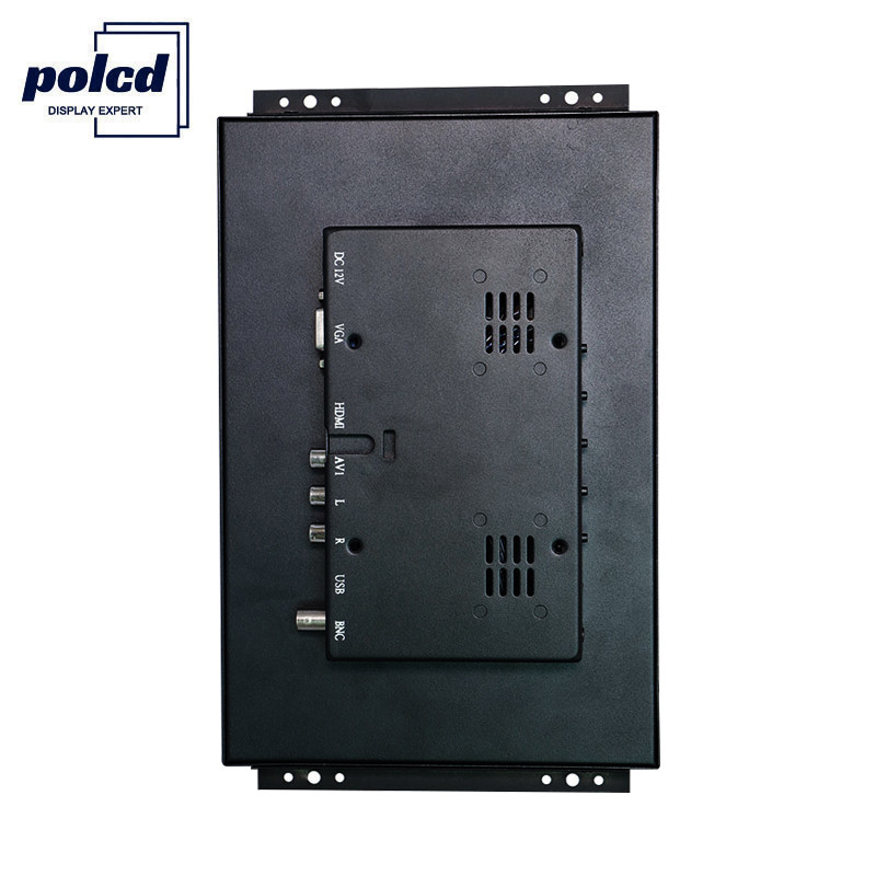 Polcd 10-Zoll-Touch Screen TFT-Monitor, industrieller LCD-Monitor-offener Rahmen HDMI VGA LED