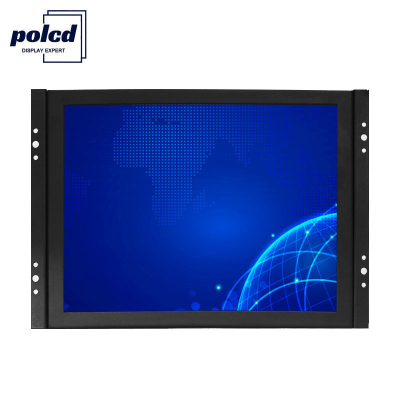 Polcd Anpassen 8-Zoll-LCD-Monitor mit offenem Rahmen, Kunststoffgehäuse, kapazitiv