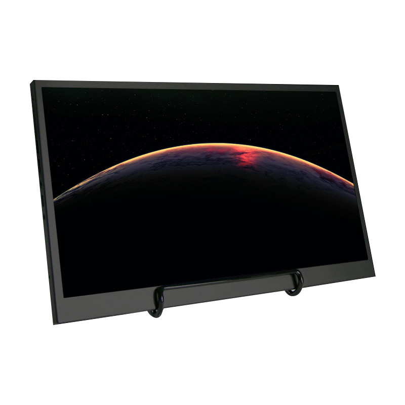 Polcd VGA HDMI Schwarzer tragbarer LCD-Monitor mit benutzerdefinierter Zoll-LED-Bildschirmauflösung