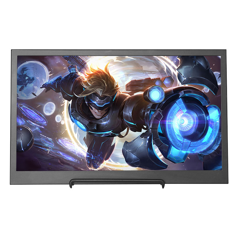 Polcd Kunststoffgehäuse 15,6 Zoll 1080P 4K IPS LED tragbarer Computermonitor für Spiele