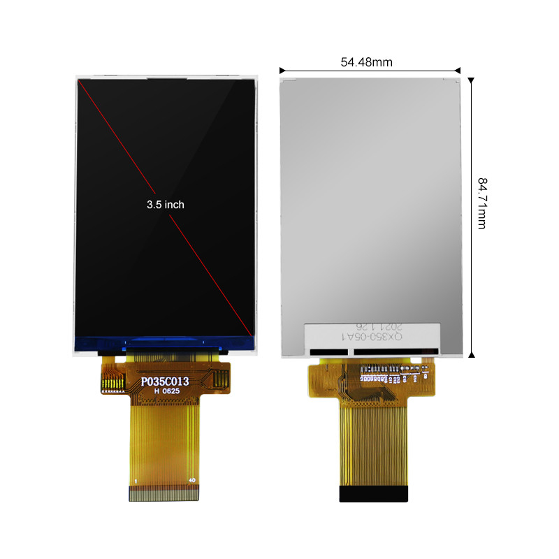 Polcd 320x480 Spi 3,5-Zoll-LCD-Anzeigefeld 450cd/m2 für Werbung