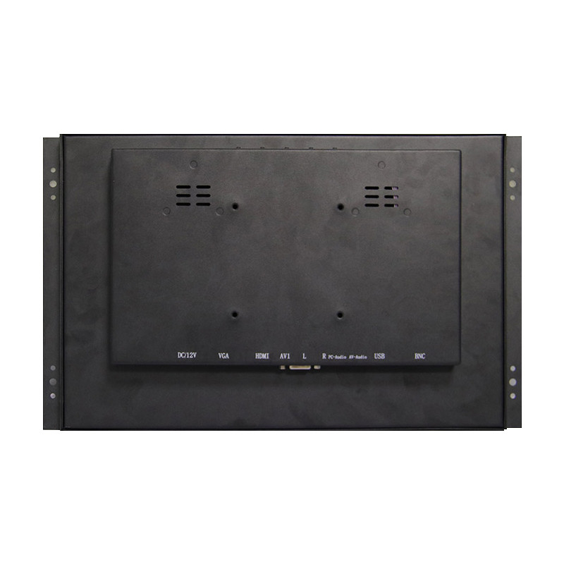 Polcd 13,3-Zoll-Metallgehäuse Industrieller LCD-Monitor Offener Rahmen Touchscreen VGA HDMI