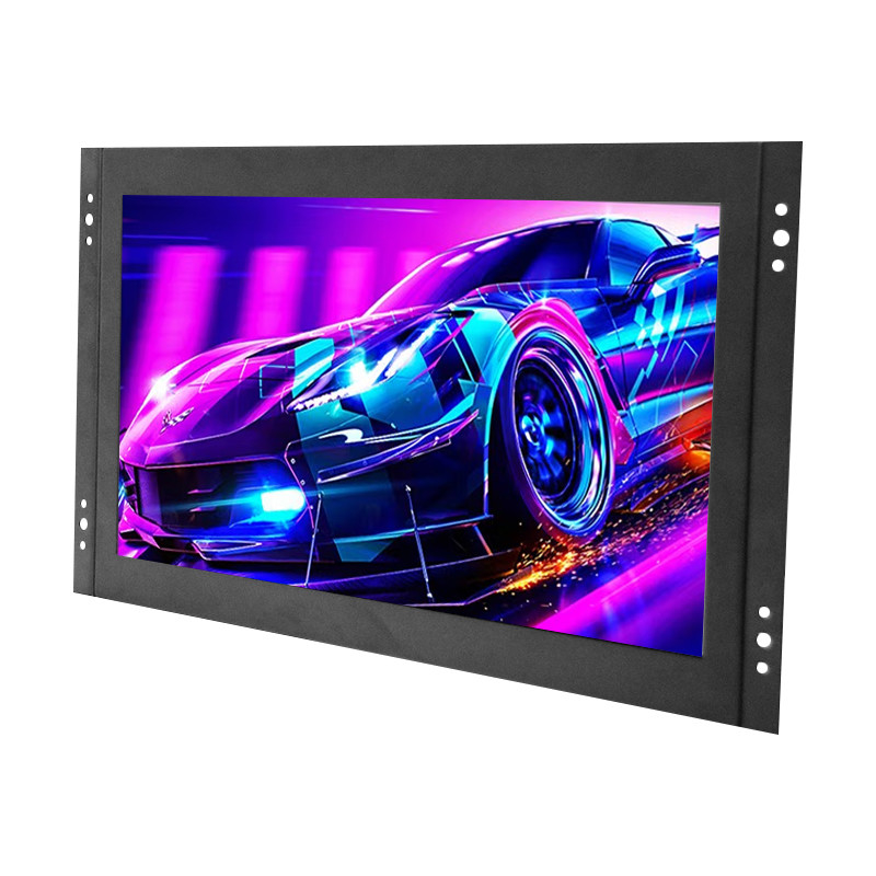 Polcd 13,3-Zoll-Metallgehäuse Industrieller LCD-Monitor Offener Rahmen Touchscreen VGA HDMI