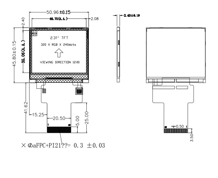 Zoll IPS LCD 320x240 Dots Matrix Touch Screens TFT der seriellen Schnittstelle SPIs ILI9342C Anzeigen-2,31