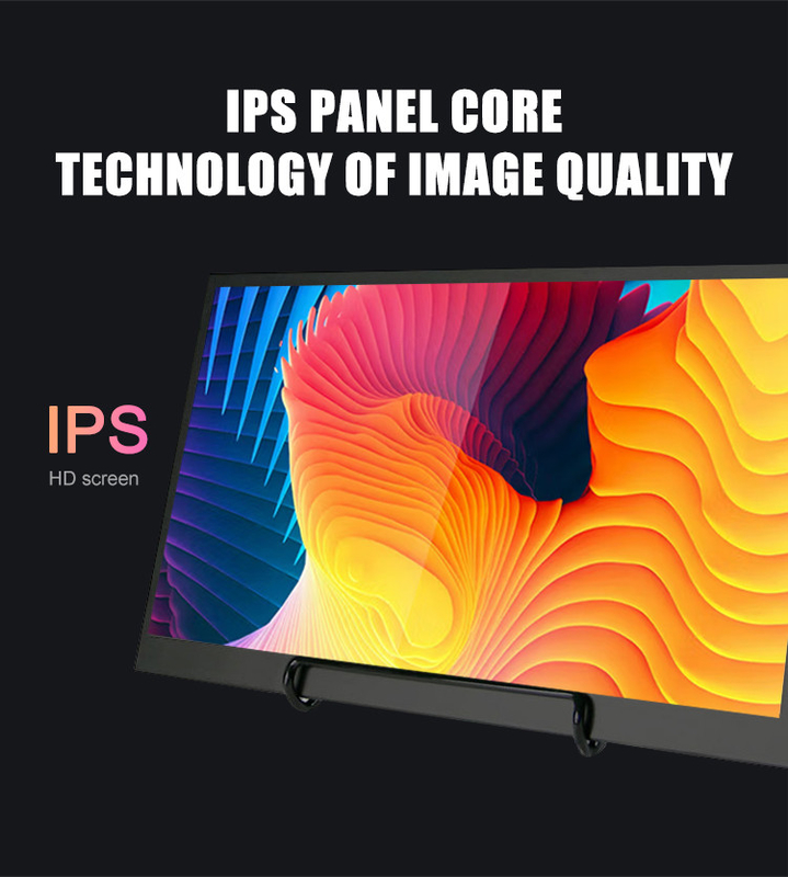 Aluminiumlegierungs-Metallnoten-tragbarer Monitor Polcd 10,5 Audioausgang Zoll IPS HD