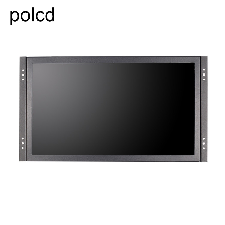 Polcd-Metallan der wand befestigter eingebetteter 15,6 Zoll LCD-Monitor industrieller Hafen IPS HDMI VGA
