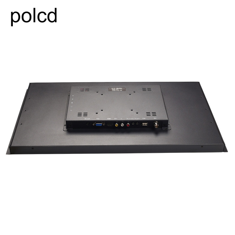 Industrielles Polcd 21,5 Zoll LCD-Monitor-Touch Screen reines flaches Metallaluminiumkasten
