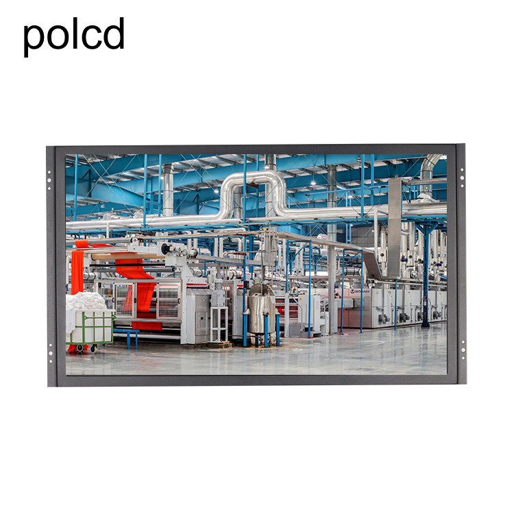 Industrielles Polcd 21,5 Zoll LCD-Monitor-Touch Screen reines flaches Metallaluminiumkasten