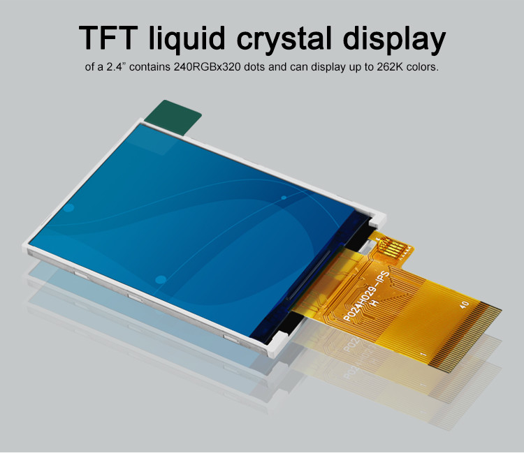 Nisse Polcd 350 2,4 Zoll Tft-Touch Screen 240x320 48.96mm MCU RGB Schnittstelle LCD-Anzeige