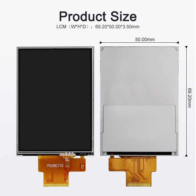 Polcd 260 Nit 240 x 320 Lcd 2,8 Zoll ST7789V Touch Panel Lcd 4-Draht-SPI