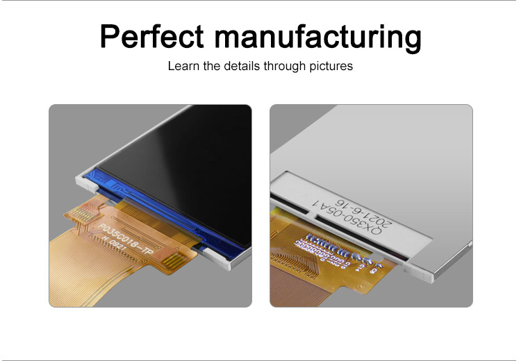 3.5 Zoll LCD-Panelmodul 320x480 RGB Spi-Schnittstelle Vollfarbe Tft Lcm-Display Polcd