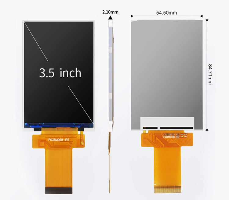 Ili9488 Tft Touchscreen Polcd 3,5 Zoll Lcd Modul 320x480 Ips Blickwinkel Rgb Schnittstelle