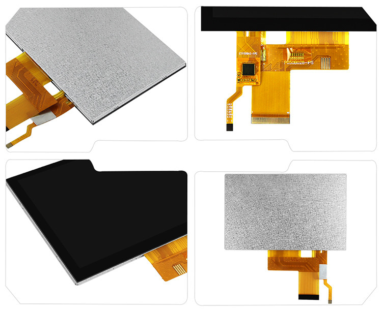 5 Zoll Ips Tft LCD-Display Übertragbarer Bildschirm 24 Bit RGB-Schnittstelle 800*480 Ansicht