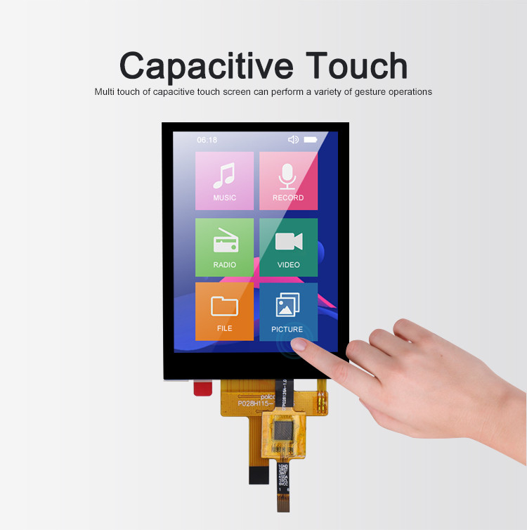 2.8 Zoll RGB Tft LCD Modul 240x320 4 Draht Resistive Touch oder Kapazitiv Touch Screen