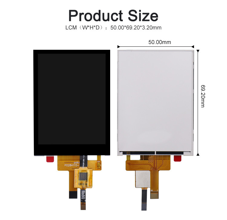 2.8 Zoll RGB Tft LCD Modul 240x320 4 Draht Resistive Touch oder Kapazitiv Touch Screen