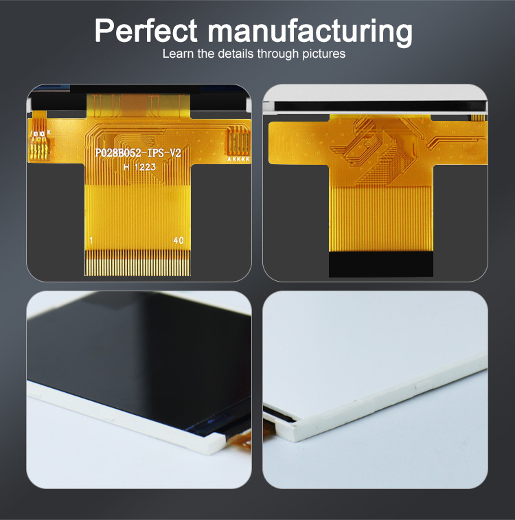 Polcd MCU 9 BIT 2,8-Zoll-LCD-TFT-Display 240X320 TFT-Farbbildschirm Kommerziell
