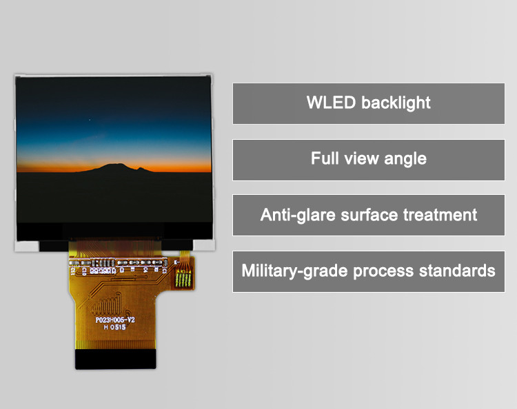Polcd Farbe 262K 2,31 Zoll Quadratbildschirm 300 Nit 320x240 tft LCD-Display