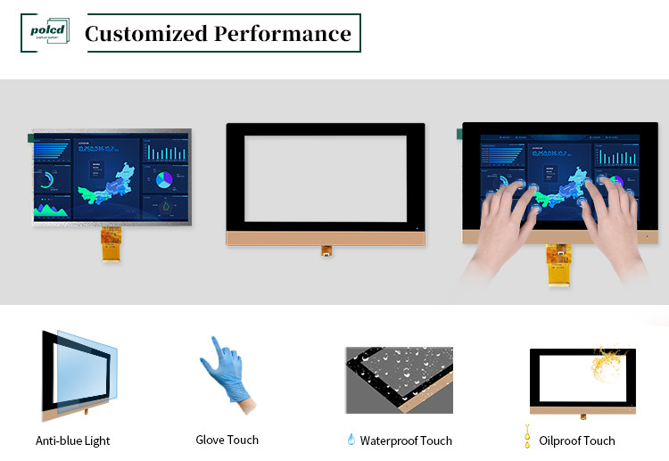 Polcd Custom 10,1 Zoll CTP 16:9 GT911 GG Transparenter Glas-Touchscreen Kapazitives Touchpanel