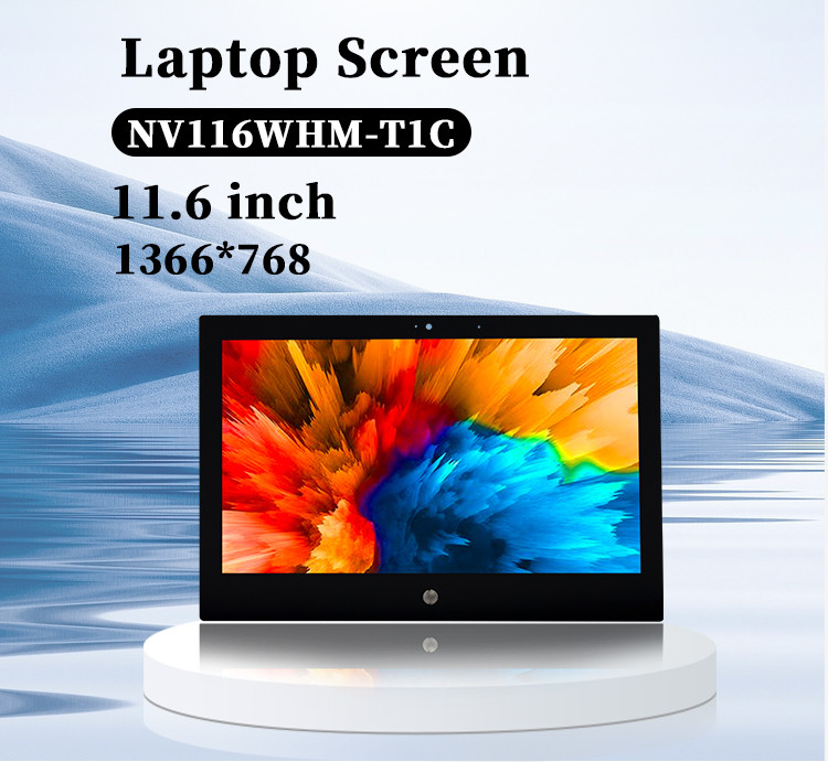 11.6 Zoll 1366x768 NV116WHM-T1C Ersatz Laptop Touchscreen 60Hz Farbe IPS TFT LCD-Display