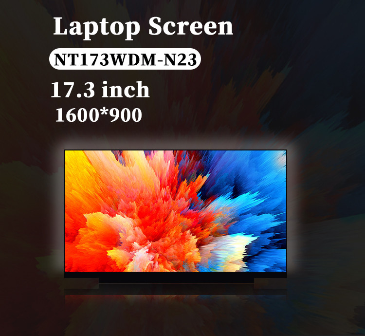 17.3 Zoll Original NT173WDM-N23 1600x900 Transmissive eDP 60Hz 30 Pins Ersatz-LCD-Display für Laptop