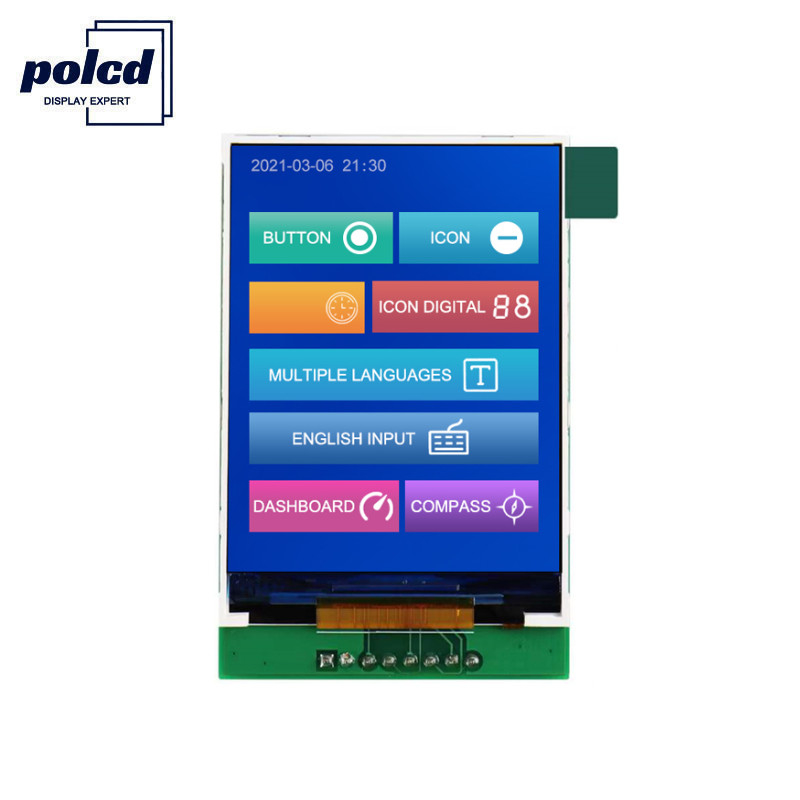 Polcd RoHS Farbe 262K LCD TFT 2,4 Zoll ST7789V2 TFT Touch Panel
