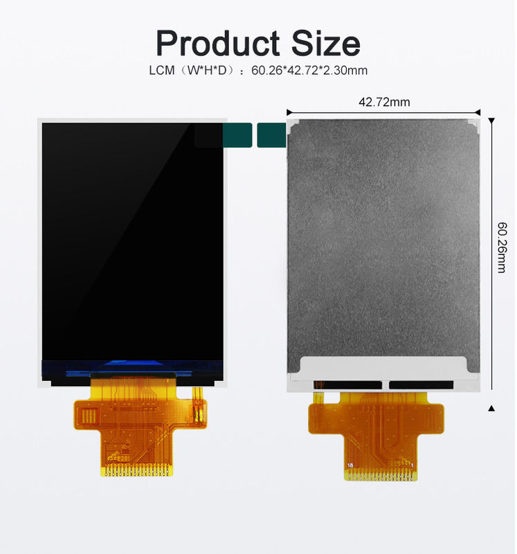 Polcd ST7789V2 2,4 Zoll TFT-Display Farbe 262K TFT LCD Modul 48,96 mm TFT LCD