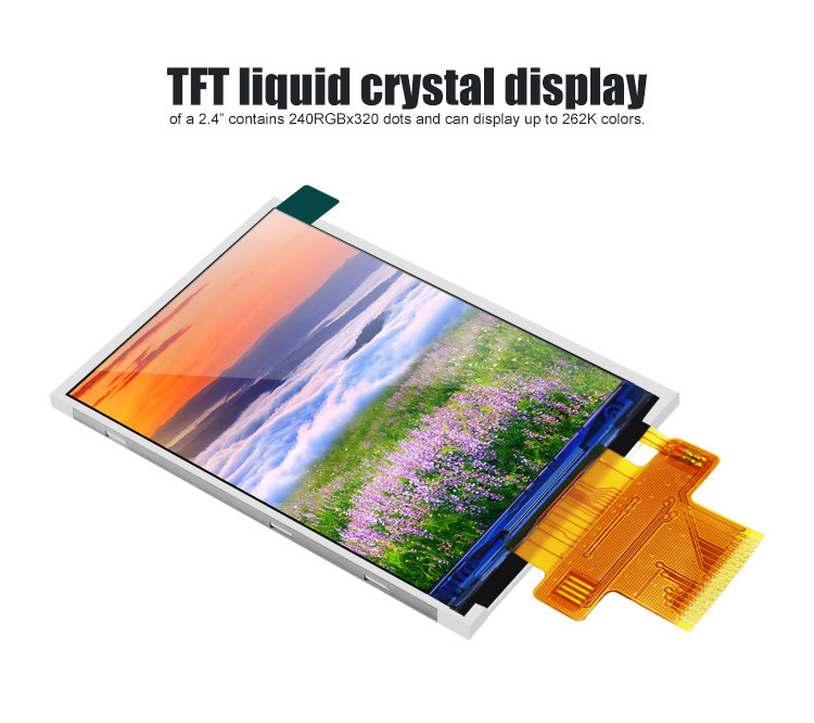 Polcd ST7789V2 2.4 TFT-Farbdisplay 262K TFT-LCD-Modul 48,96 mm