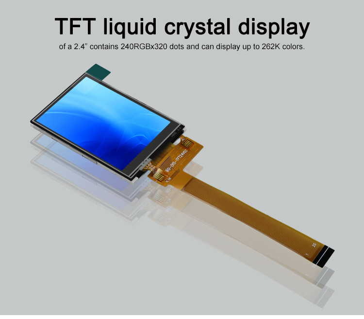 Polcd Black 8080 MCU 2,4 Zoll TFT Display 8 Bit 2.4 TFT Spi 240x320