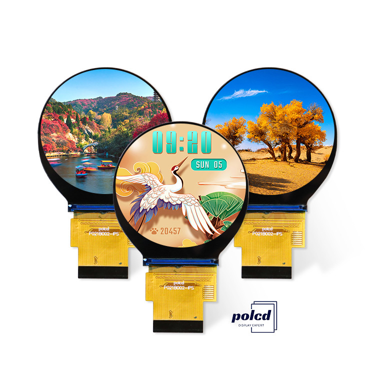 Polcd 480*480 2,1 Zoll Kreislauf-Lcd-Panel ST7701S Antrieb Ic IPS All-View-Winkel Rundes TFT-Display-Modul