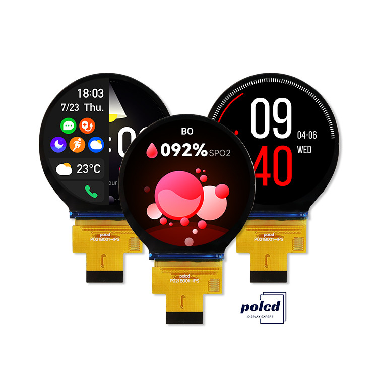 Polcd 2,1 Zoll IPS Kleines rundes LCD 480*480 Mipi Schnittstelle ST7701S Kreiskreiskreis TFT-Display Modul