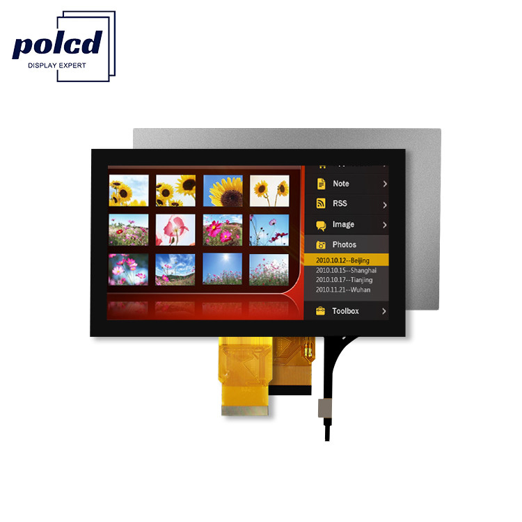 Polcd 7' Tft Lcd Panel 800x480 Kapazitiver Touchscreen RGB Schnittstelle 7 Zoll LCD Modul Anzeige