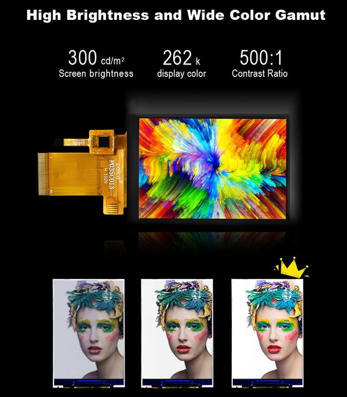 Polcd 3,5 Zoll TFT hochauflösende 320*480 MCU SPI Paralleloberfläche Kapazitives Touchscreen LCD-Display