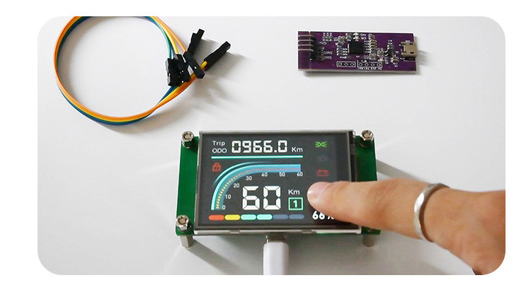 Polcd 2,4-Zoll-Tft-Lcd-Modul 240*320 Hmi Uart Port Smart-Lcd-Display Industrieresistenz-Touchscreen