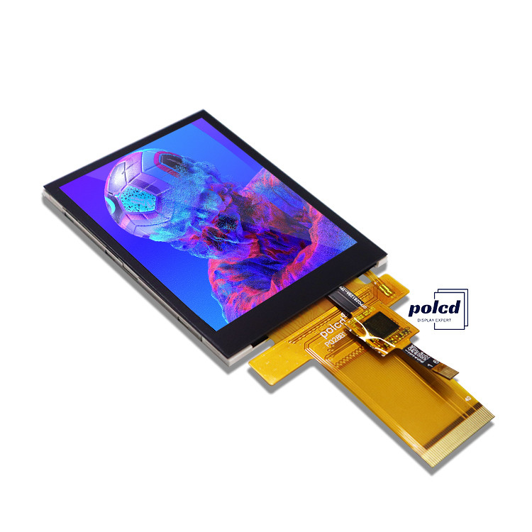 Polcd Tft RGB 2,8 Zoll Industriecontroller Farbbildschirm-Panel Kapazitiver Touchscreen IPS LCD-Modul