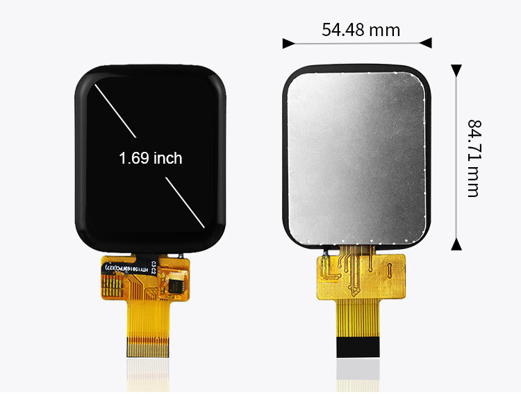 Polcd 1,69 Zoll 240x280 Kapazitives Touchpanel Full View Angle LCD Modul für Smart Watch