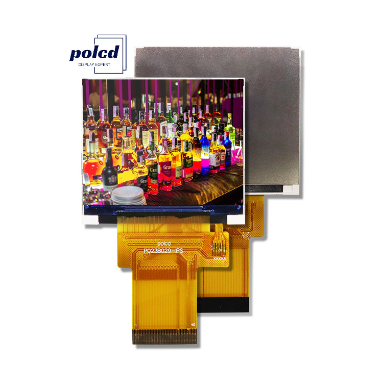 Polcd Kleines 2,3-Zoll-LCD-Bildschirm mit hoher Auflösung 480x360 RGB Farbe IPS Blickwinkel Landschaft TFT
