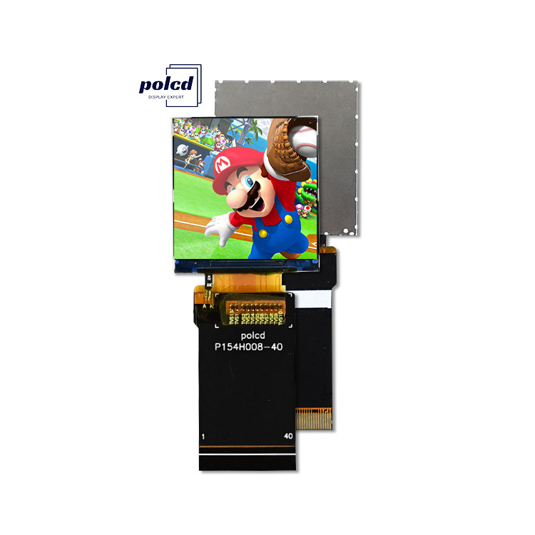 Polcd 1,54 Zoll TFT-LCD-Display 240x240 IPS-Quadratbildschirm 40 Pins RGB666 Schnittstellen-LCD-Panel
