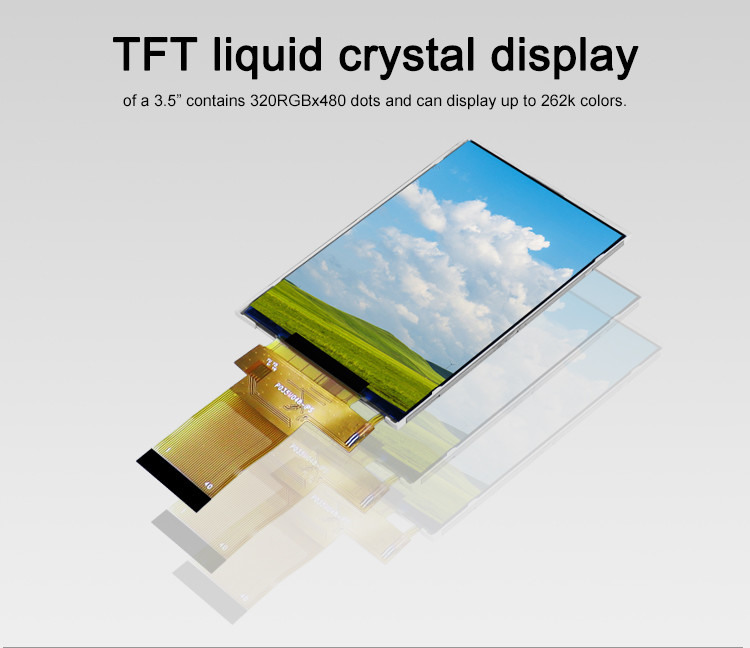 Polcd 18-Bit-RGB-IPS-TFT-LCD-Display 320 x 480 Pixel TFT-LCD 3.5