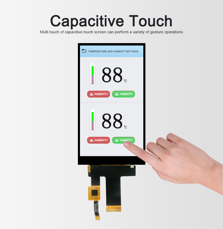 Pocld 5 Zoll TFT-Modul mit 720*1280 Auflösung MIPI-Schnittstelle 30-Pin TFT-LCD-Display mit kapazitiver Touch-Paneel