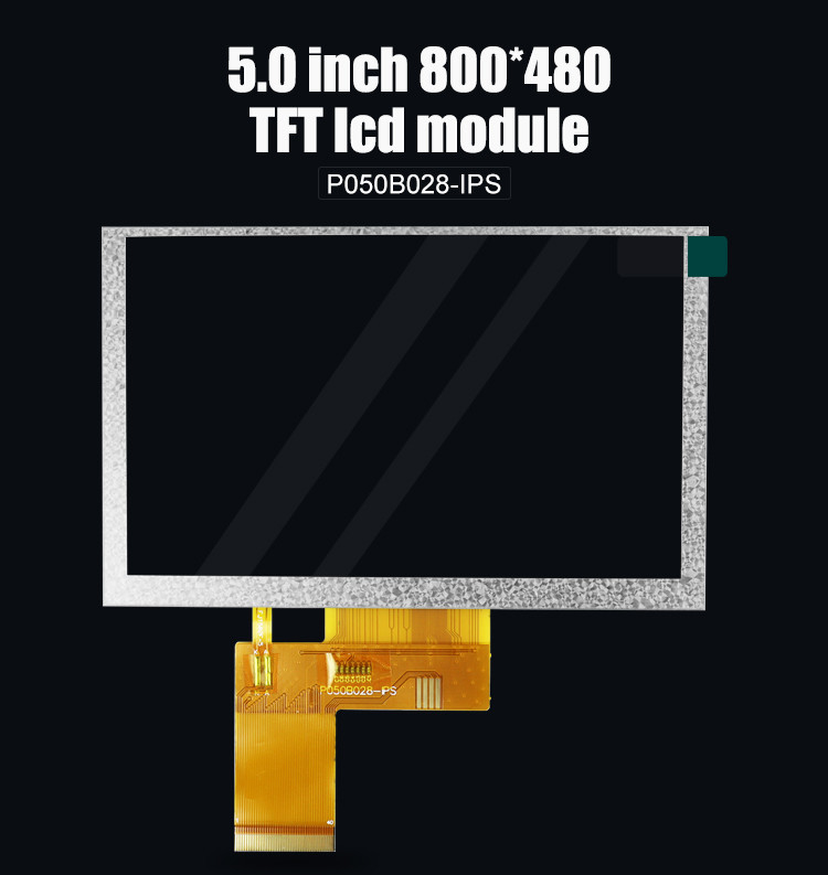 Polcd 800x480 5 Zoll Quadratbildschirm LCD IPS Blickwinkel LCD Bildschirm 40pin ST7262 Antrieb TFT-Modul