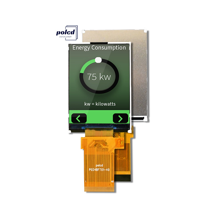 Polcd Vollfarb-LCD-Display Transflexive 2,4 Zoll TFT SPI MCU 20-Pin Qvga 240x320 TFT-LCD