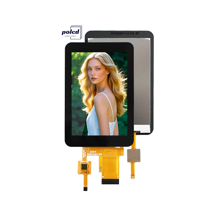 Polcd hoher Kontrastverhältnis 3,5-Zoll-LCD-Bildschirm hohe Helligkeit 320x480 Kapazitiv-Touch-Panel Tft-Lcd-Display