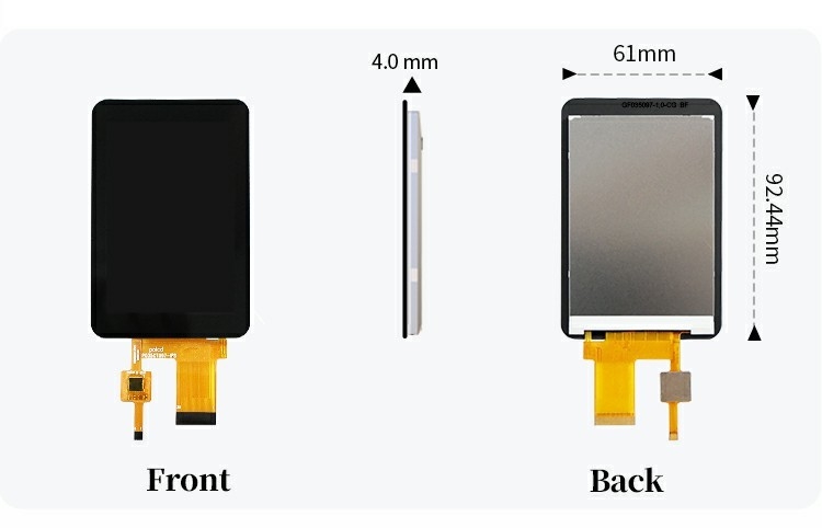 Polcd hoher Kontrastverhältnis 3,5-Zoll-LCD-Bildschirm hohe Helligkeit 320x480 Kapazitiv-Touch-Panel Tft-Lcd-Display