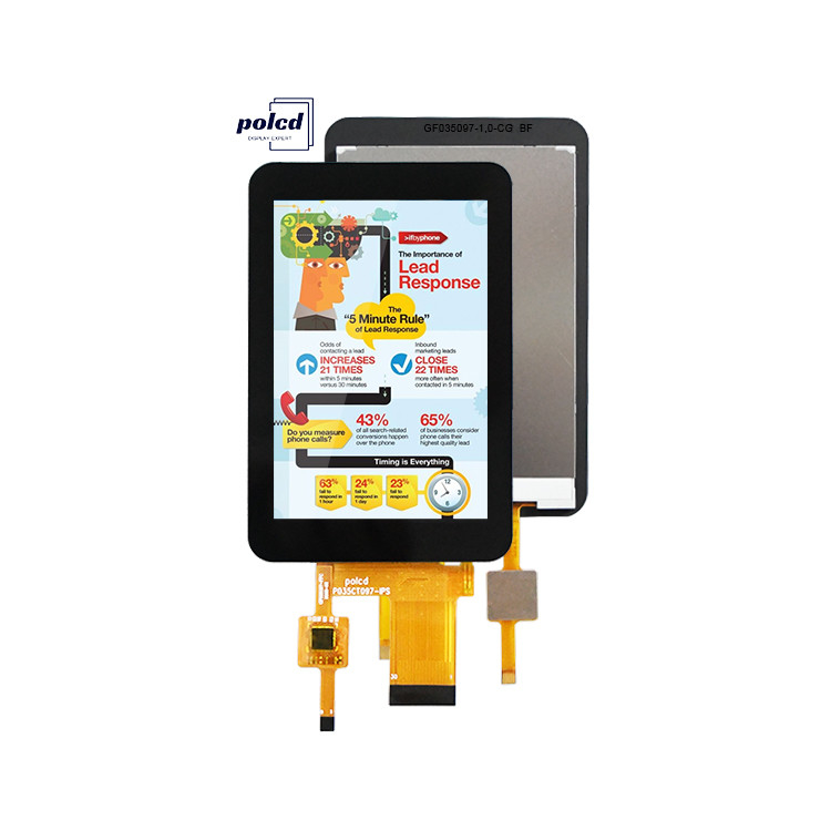 Polcd 3,5' 3,5 Zoll SPI-Schnittstelle 320x480 Auflösung ST7796U Treiber IC IPS TFT LCD-Display Modul