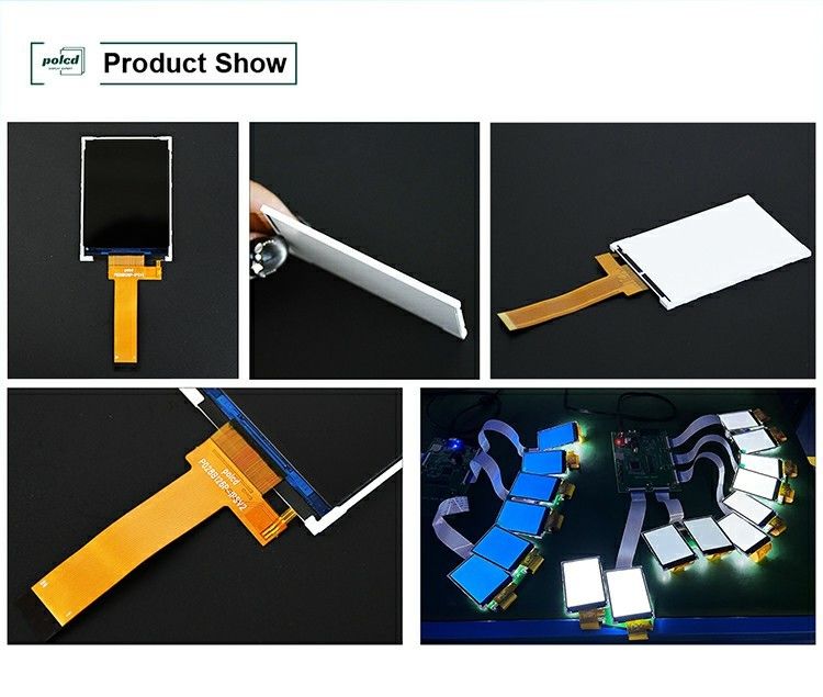 Polcd 2,8 Zoll LCD-Bildschirm 240x320 MCU-Schnittstelle Weitblick Winkel TFT Transflexions-LCD-Modul mit ST7789P3-G6