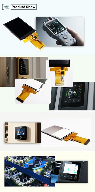 Polcd Tft RGB 2,8 Zoll Industriecontroller Farbbildschirm-Panel Kapazitiver Touchscreen IPS LCD-Modul